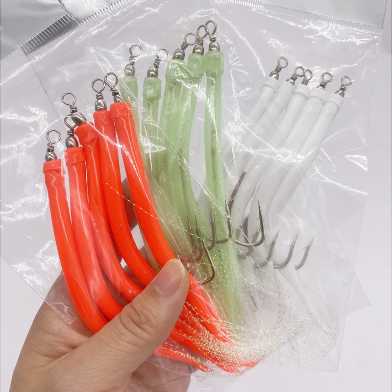 1/5Pcs CodfishFishing Eel Tube - Fishing Hook Offset 리뷰 및 가격