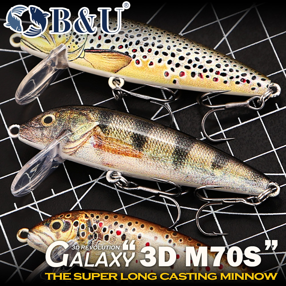 B&U Fishing Lures Sinking Minn - Fishing Hook Treble 리뷰 및 가격