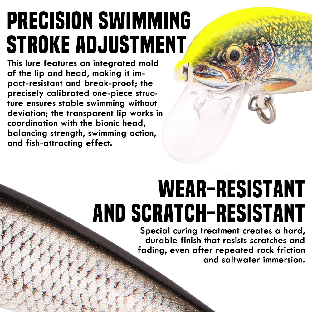 B&U Fishing Lures Sinking Minn - Fishing Hook Treble 리뷰 및 가격