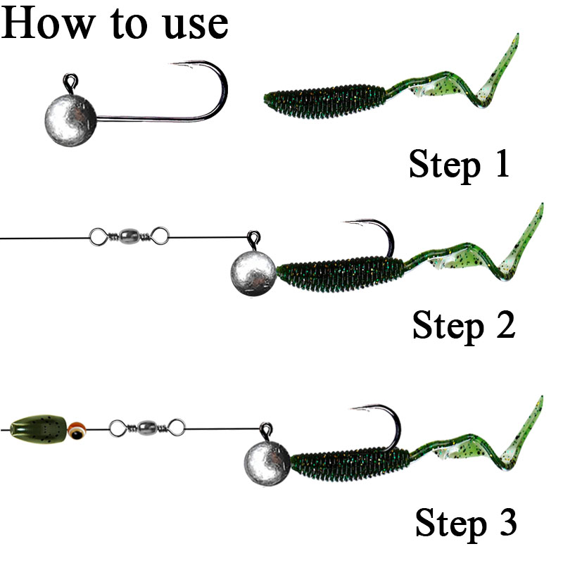 10pcs/lot Jig Head Fishing Hoo - Fishing Hook Barbless 리뷰 및 가격