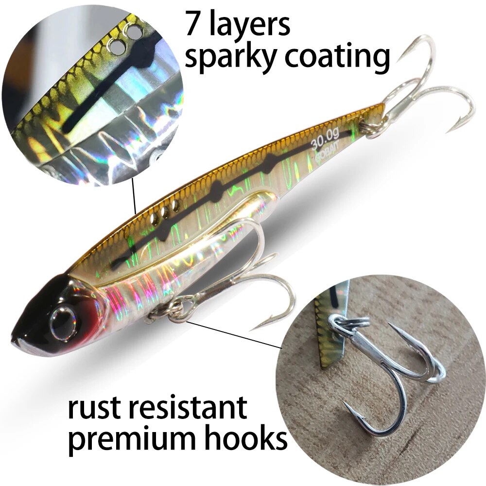 GOBAIT VIB Fishing Lure 20g 25 - Fishing Hook Treble 리뷰 및 가격