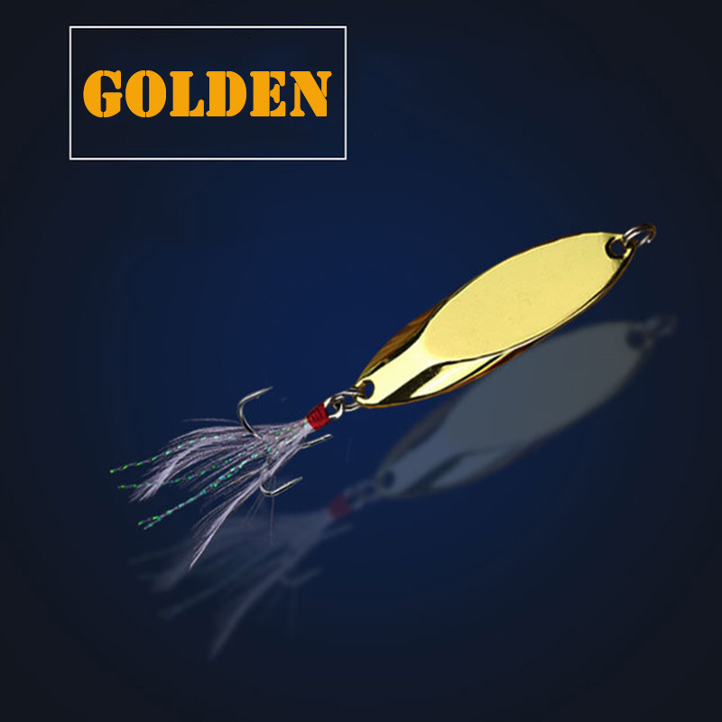 1pc 2.5g-35g Metal Spoon Lure  - Fishing Hook Treble 리뷰 및 가격