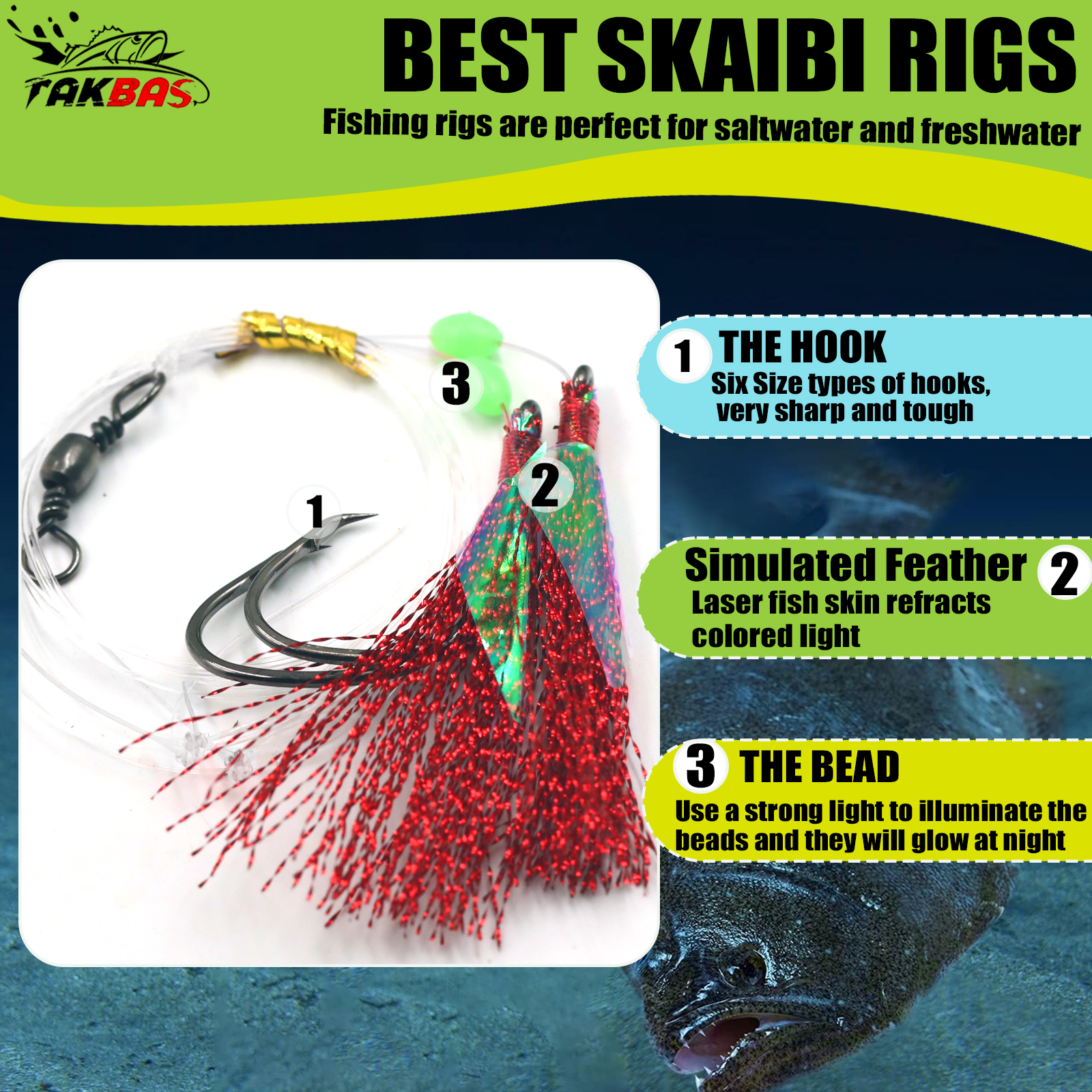 6pcs Snapper Tackle Flasher Ri - Fishing Hook Circle 리뷰 및 가격