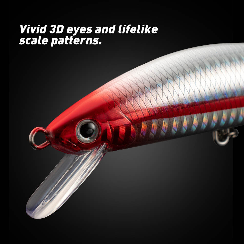 Fishing Lure Sinking Minnow 13 - Fishing Hook Treble 리뷰 및 가격