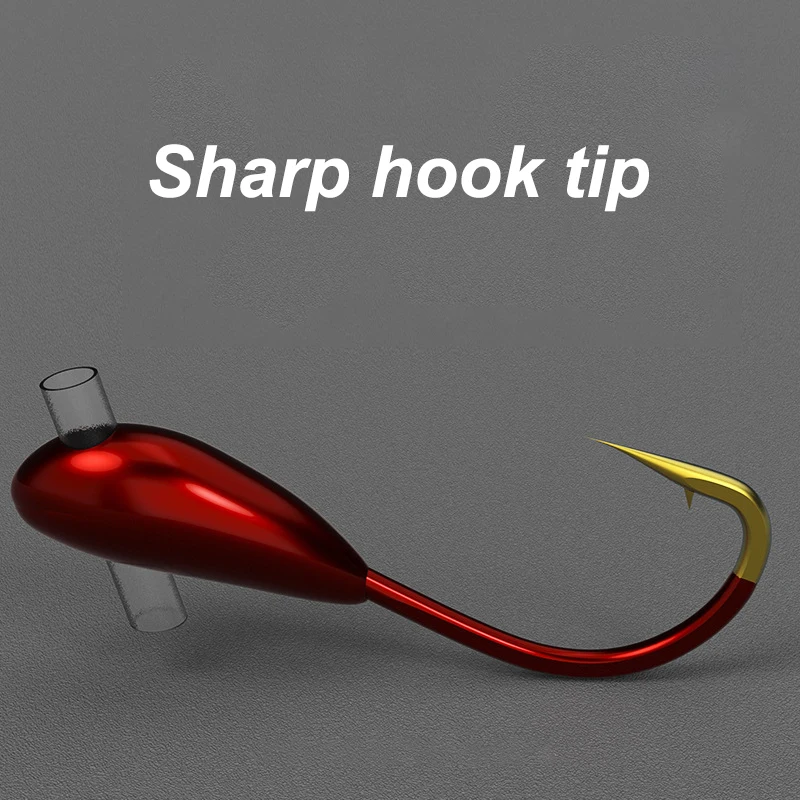 10/20PCS Winter Ice Fishing Ho - Fishing Hook Barbless 리뷰 및 가격