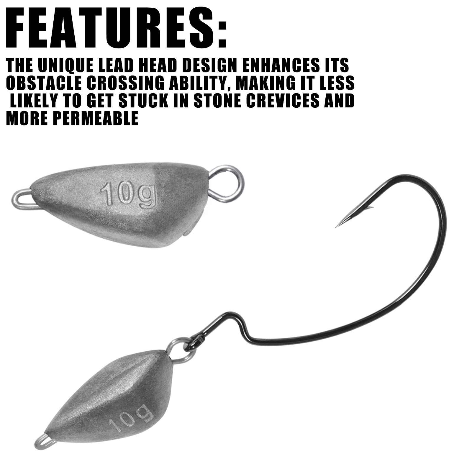 SAMOLLA 5pcs Jig Head Fishing  - Fishing Hook Jig 리뷰 및 가격