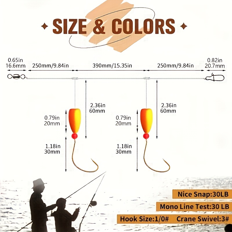 3pcs Pompano Rigs Surf Fishing - Fishing Hook Circle 리뷰 및 가격
