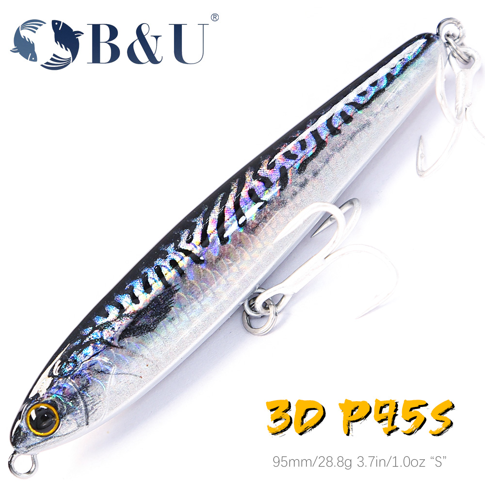 B&U Sinking Pencil Fishing Lur - Fishing Hook Treble 리뷰 및 가격