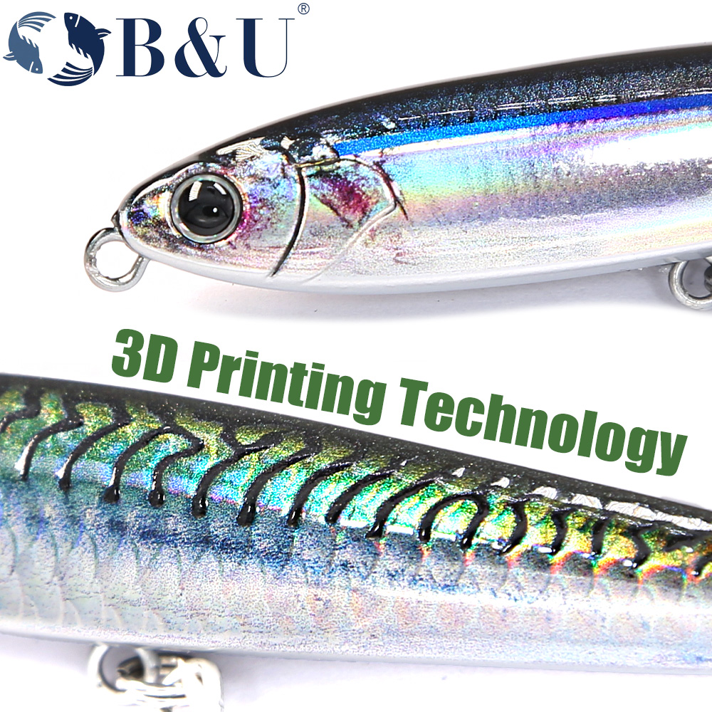 B&U Sinking Pencil Fishing Lur - Fishing Hook Treble 리뷰 및 가격