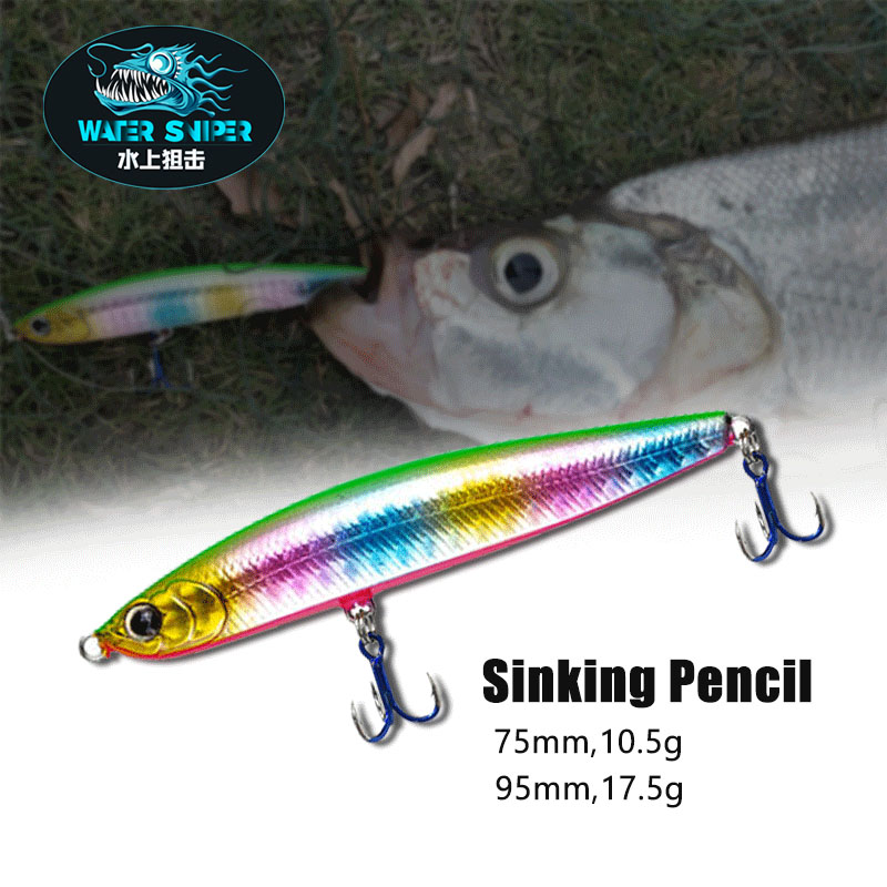 Water Sniper 10.5g 75mm Jerk P - Fishing Hook Treble 리뷰 및 가격