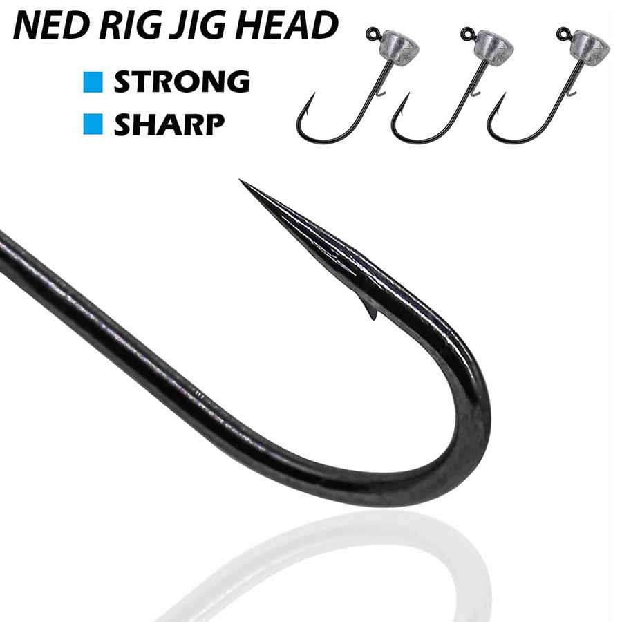 Mushroom Head Fishing Rigs Jig - Fishing Hook Weedless 리뷰 및 가격