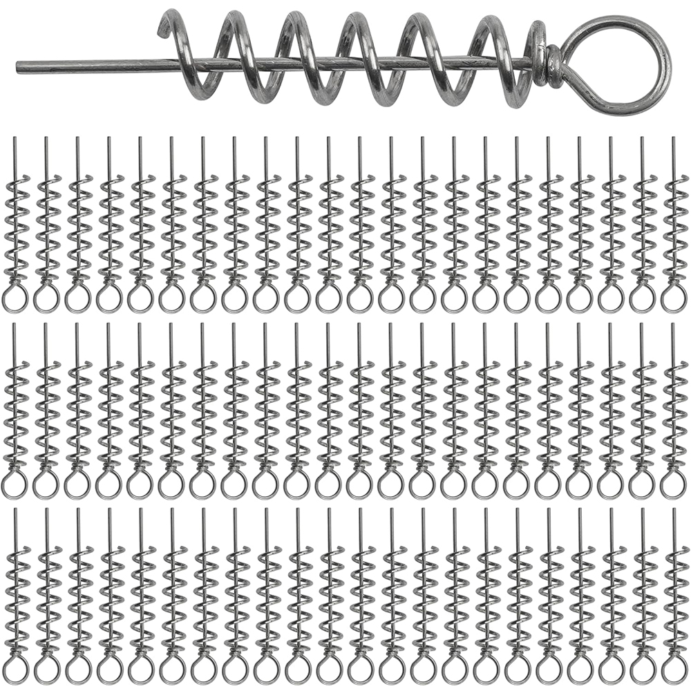 50Pcs Spring Twist Lock Fishin - Fishing Hook Stainless Steel 리뷰 및 가격