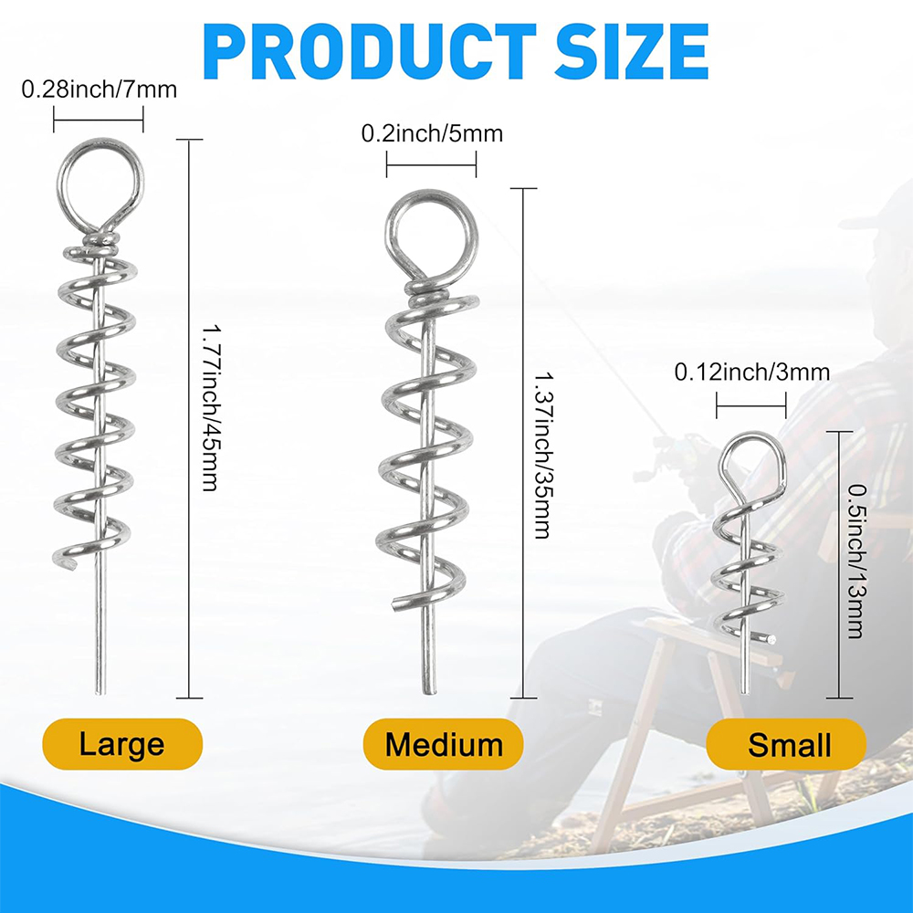 50Pcs Spring Twist Lock Fishin - Fishing Hook Stainless Steel 리뷰 및 가격