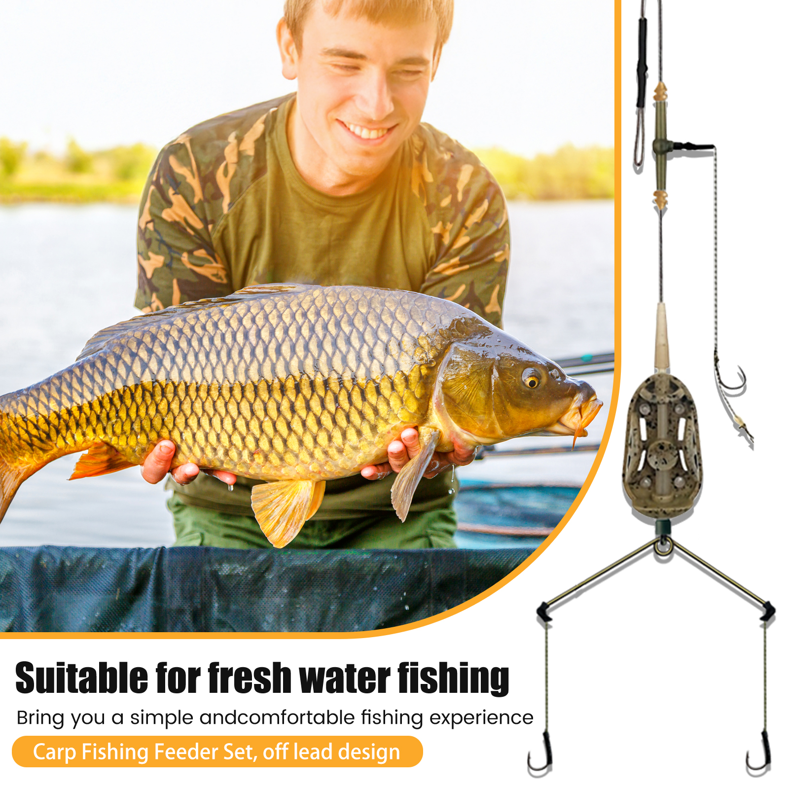 3 Hook Pre-tied Carp Hair Rigs - Fishing Hook Assortment 리뷰 및 가격
