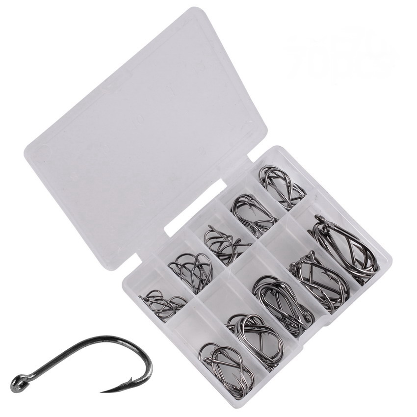 70Pcs/box Fishing Hooks Set Ki - Fishing Hook Circle 리뷰 및 가격