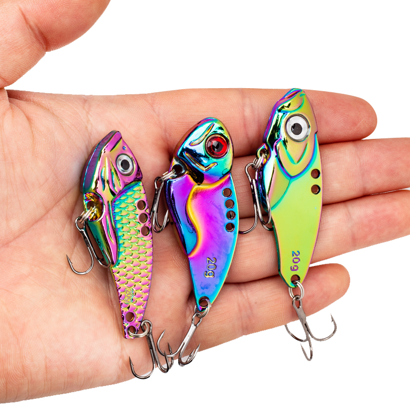 3PCS Metal Colorful VIB Lure 5 - Fishing Hook Treble 리뷰 및 가격