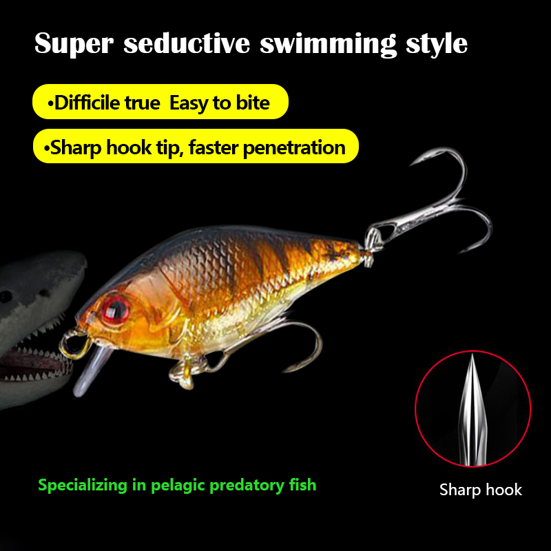 3D Eyes 7.5cm 10.2g Hard VIB L - Fishing Hook Treble 리뷰 및 가격