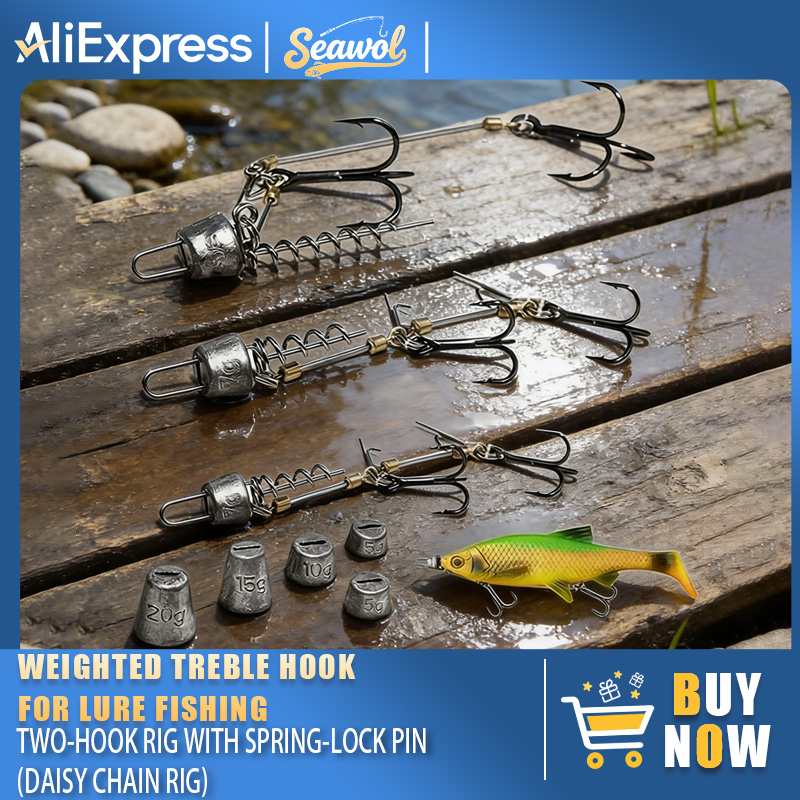 Fishing Hook Rigs Steel Leader - Fishing Hook Treble 리뷰 및 가격