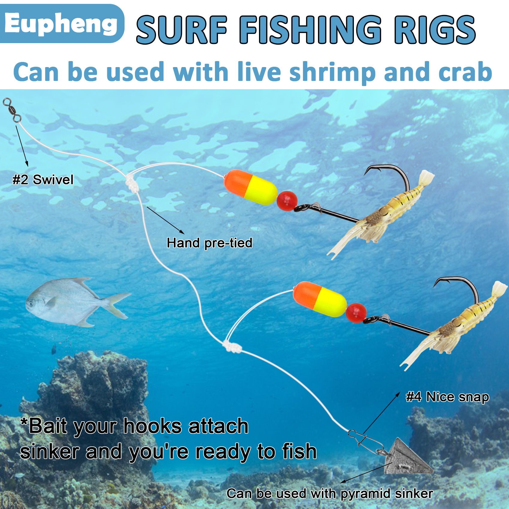 Aventik Pompano Rig Fishing Sa - Fishing Hook Circle 리뷰 및 가격