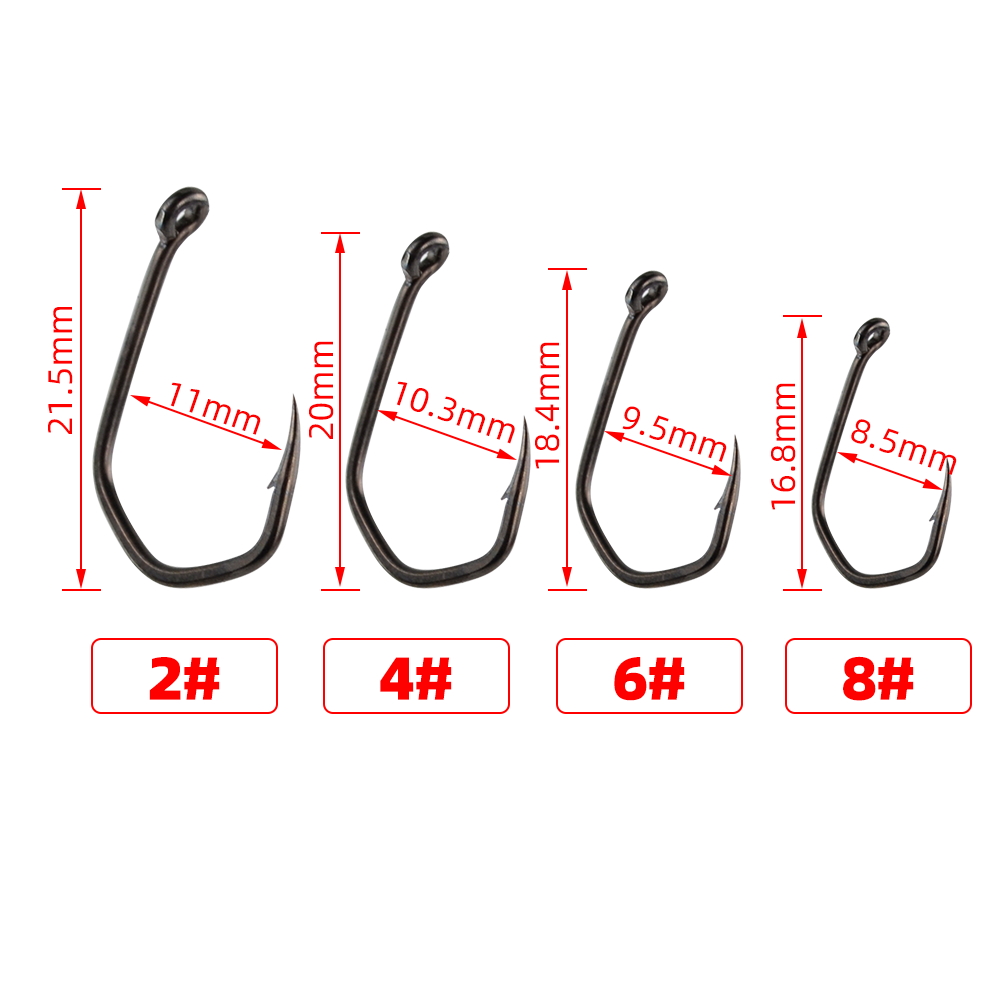 50pcs Carp Fishing Hooks Barbe - Fishing Hook Barbless 리뷰 및 가격