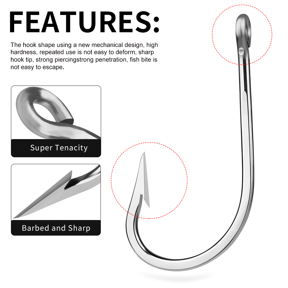 PROBEROS 5pcs Stainless Steel  - Fishing Hook Circle 리뷰 및 가격