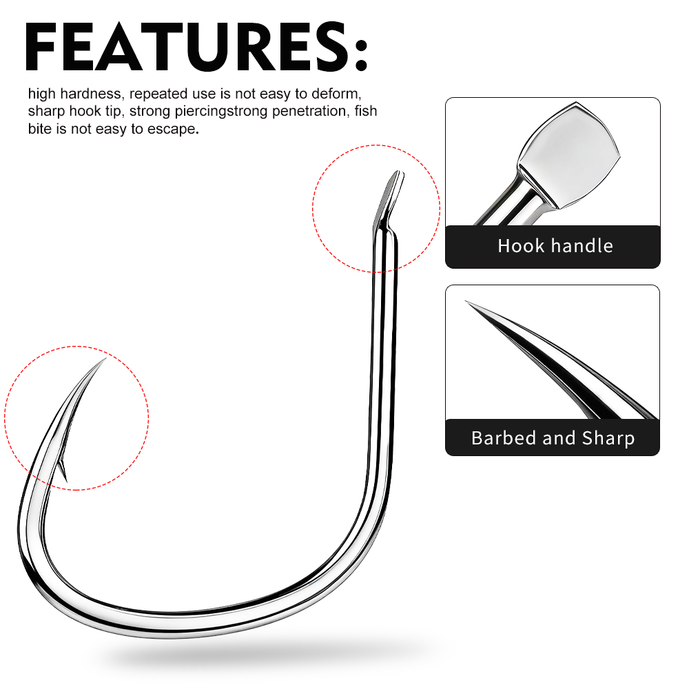 Proberos 20PCS/BOX High Carbon - Fishing Hook Circle 리뷰 및 가격