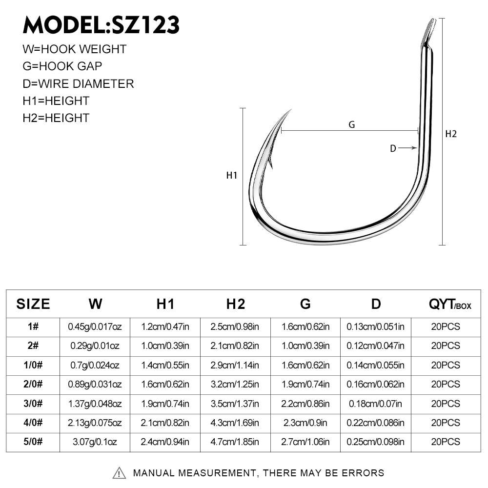 Proberos 20PCS/BOX High Carbon - Fishing Hook Circle 리뷰 및 가격
