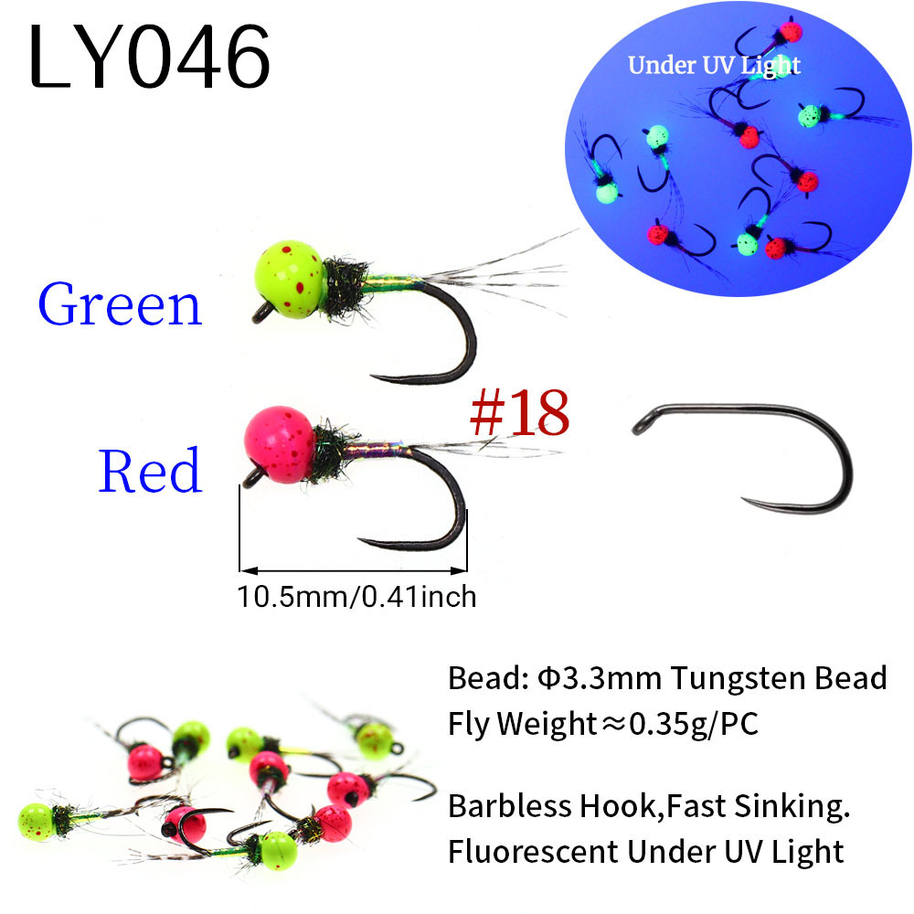 6PCS Fast Sinking Perdigon Eur - Fishing Hook Barbless 리뷰 및 가격