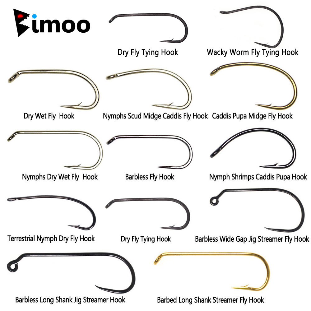 Bimoo 100PCS 1#~22# Barbed & B - Fishing Hook Barbless 리뷰 및 가격