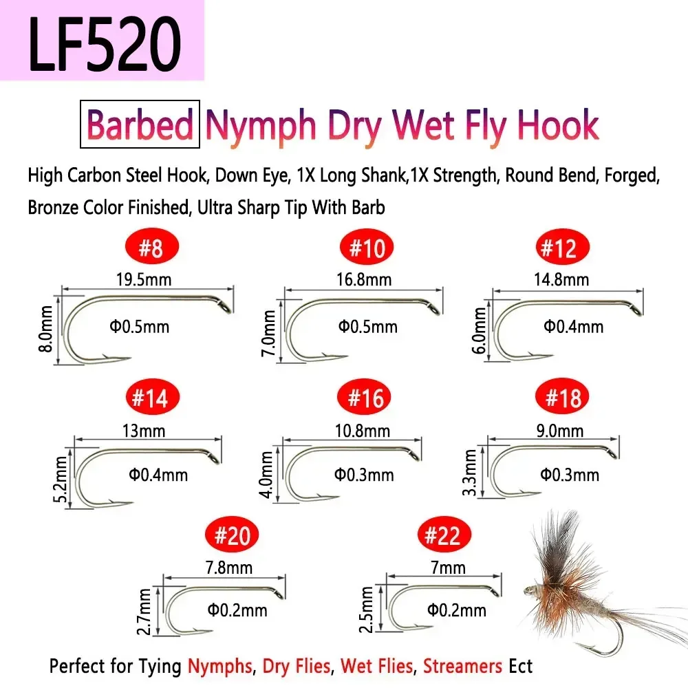 Bimoo 100PCS 1#~22# Barbed & B - Fishing Hook Barbless 리뷰 및 가격