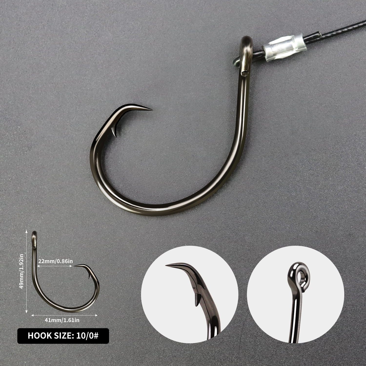 ZYZHE 1pc Sea Fishing Rigs Wit - Fishing Hook Circle 리뷰 및 가격