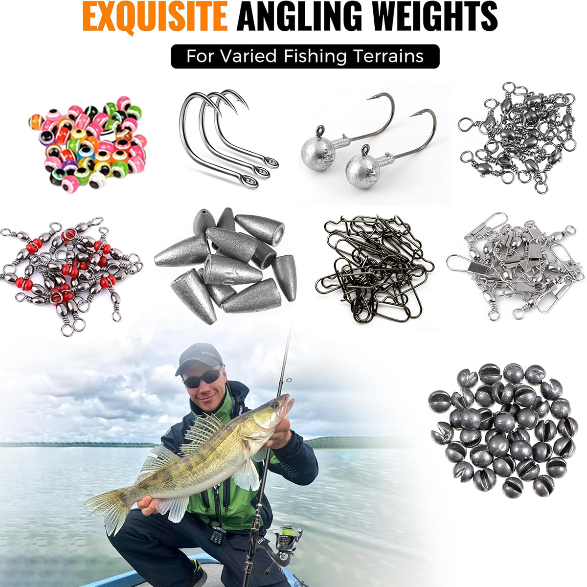187pcs Fishing Accessories Kit - Fishing Hook Box 리뷰 및 가격